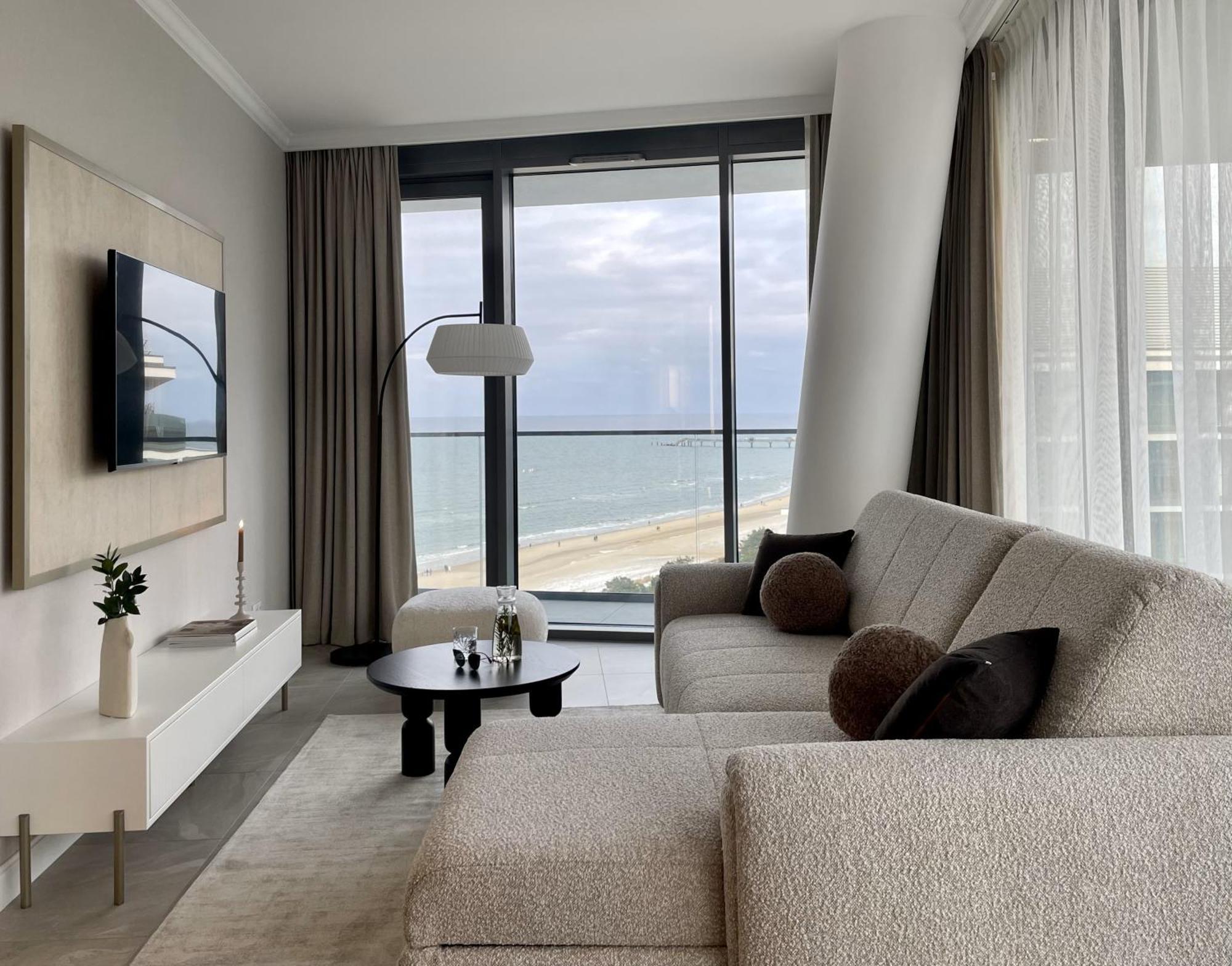Apartament z 3 sypialniami i widokiem na morze